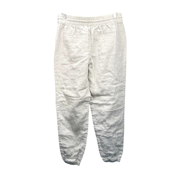 Athleta Retreat 100% Linen High Rise Jogger, Natural Undyed, Small Tall - Picture 6 of 16